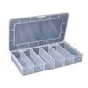 6 Grid Rectangular Storage Box Pp Plastic Transparent Box Lure Fishing Gear Box