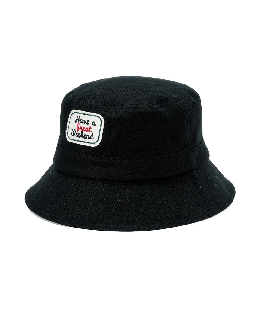 [Munsingwear] Bucket hat, padded, warm, adjustable size, cold weather, golf, MG4FCP76U BK00 (black)