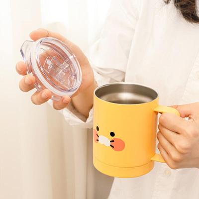 KAKAOFRIENDS Chunshik CS Cup Tumbler Stainless Steel Cup Stainless Steel Mug