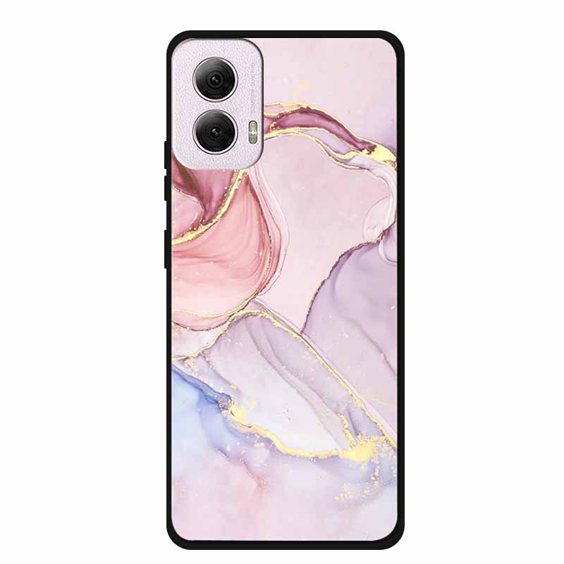 For Moto G Power 2024 Case TPU Animals Soft Silicone Phone Cases For Motorola G Power 2024 5G Wolf Protector Original Back Cover