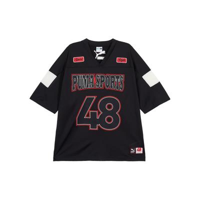 Letter And Number Print Casual Short Sleeve Drop Shoulder T-Shirt Men Tops Black 623425-01