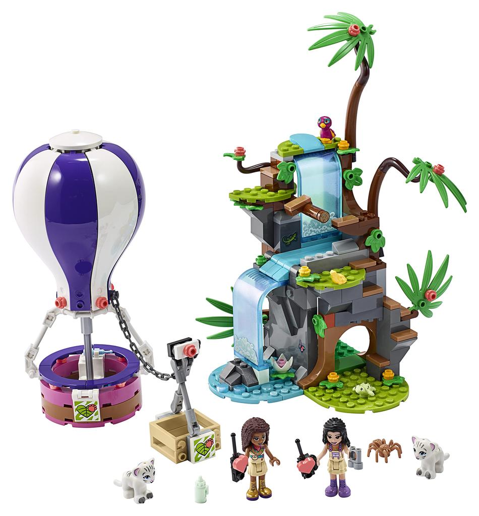 LEGO Friends White Tiger Hot Air Balloon Jungle Rescue 41423