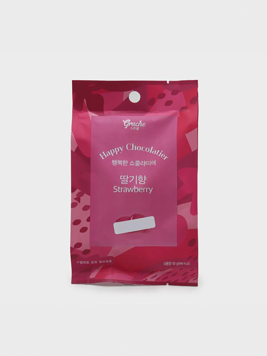 DIY Strawberry Flavor Chocolate Making Kit 100g 1ea