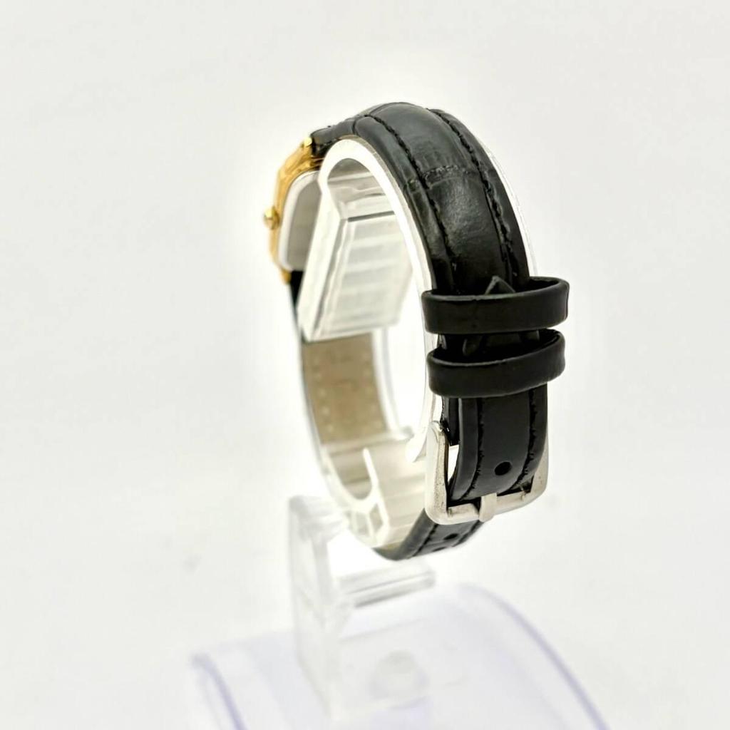 [Good Condition/New Battery] SEIKO Seiko Ladies Watch Gold Rectangular 7321-6270 904968 New Belt