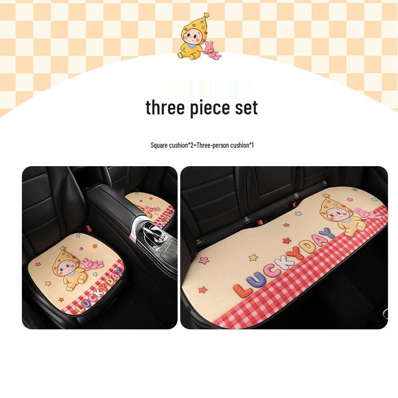 Cute Cartoon Car Seat Cushion for Mazda 3, Angkesaila, CX30, CX4 & Xingye - All Seasons