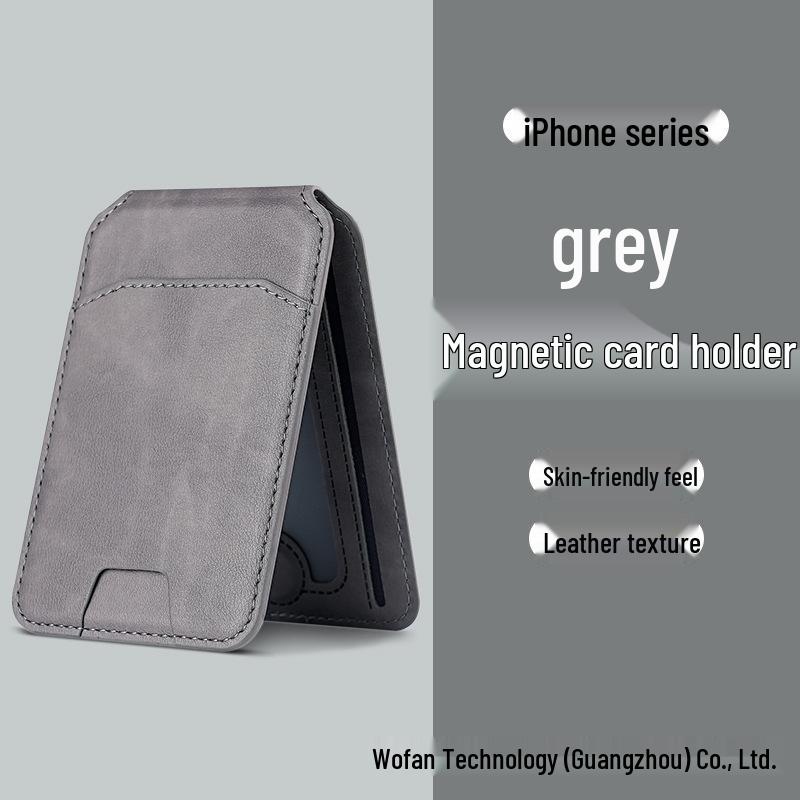 Ultra-Thin Magnetic Card Holder for iPhone 14/15/16 Pro Max with Stand
