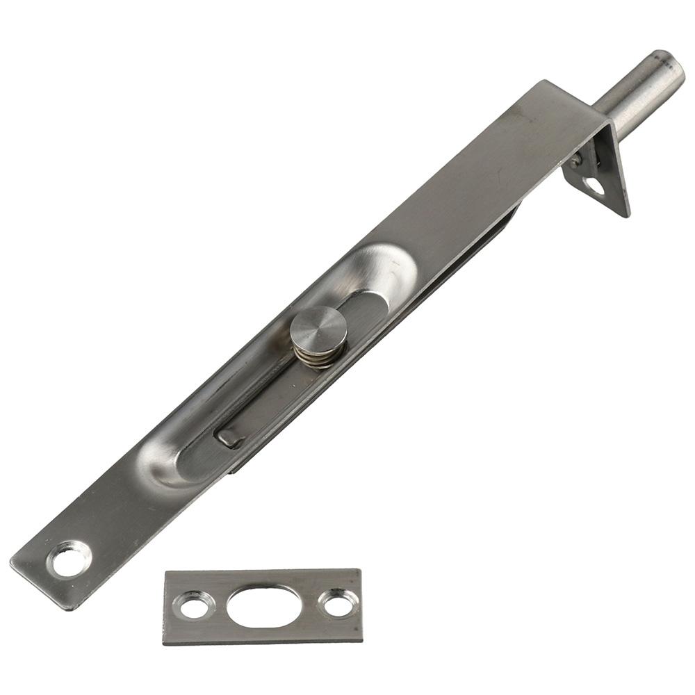 6-tums infälld bult dörrlås Kraftig rostfritt stål Dold skjutbult Spakmanövrerat spärrhandtag med skruvar