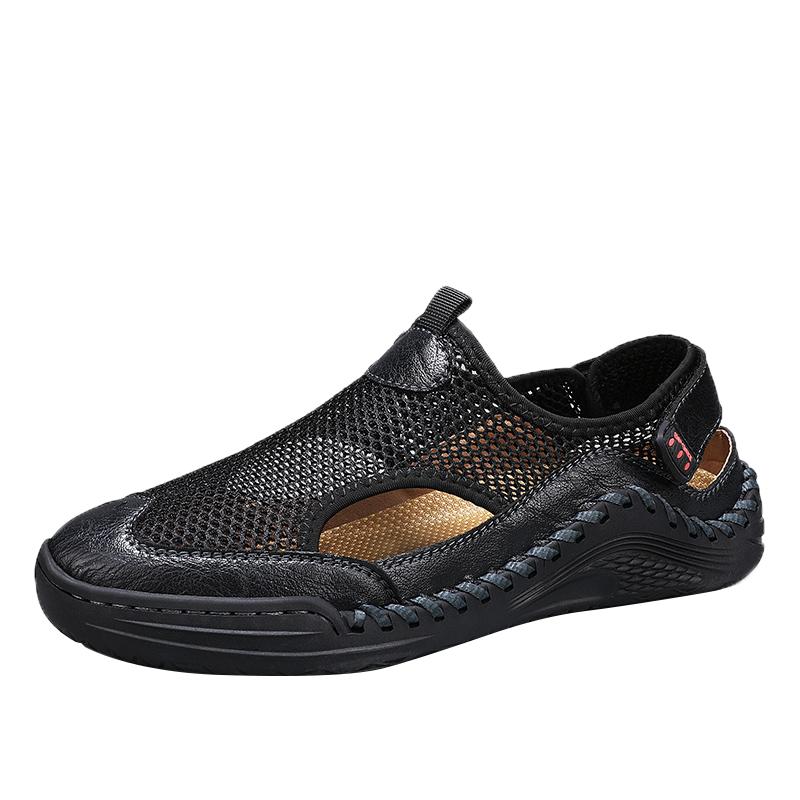 

Модные мужские сандалии Летняя обувь 2024 Новые мужские сандалии больших размеров Модные повседневные пляжные тапочки для отдыха на открытом воздухе Дышащая обувь для ходьбы по болоту 40