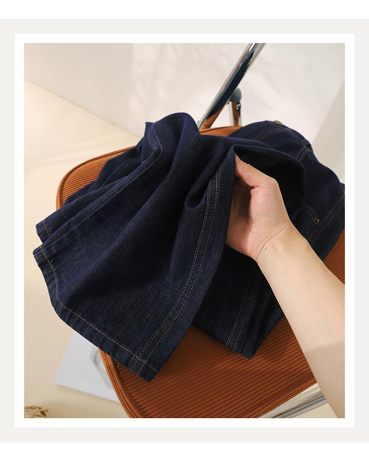 Cotton High-Waisted Wide-Leg Jeans