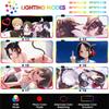 Anime Kaguya-sama Large Non-slip Mouse Pad LED Backlit Shinomiya Kaguya Leopard Mouse Pad Table Overwatched Gaming Keyboard Mat