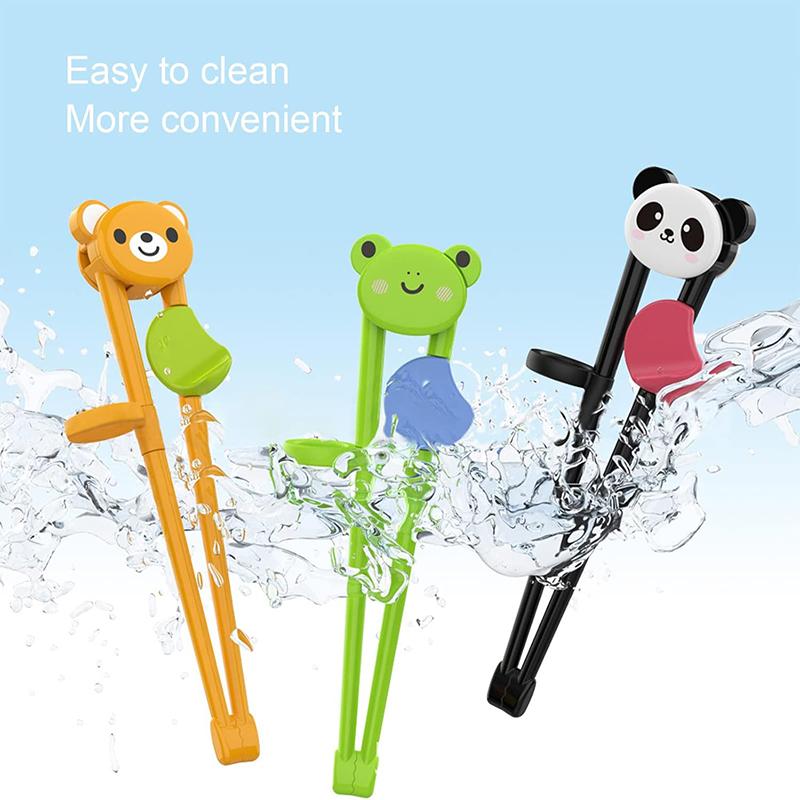 Kids Training Chopsticks Cartoon Animal Chopsticks Elementary Learning Chopstick Reusable Chopstick Chopsticks Learner Helper