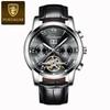 TikTok Trending Men's Automatic Waterproof Stainless Steel Luminous Skeleton Watch