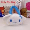 Cartoon White Dog Plush Handbag For Women And Girls Casual Daily Use