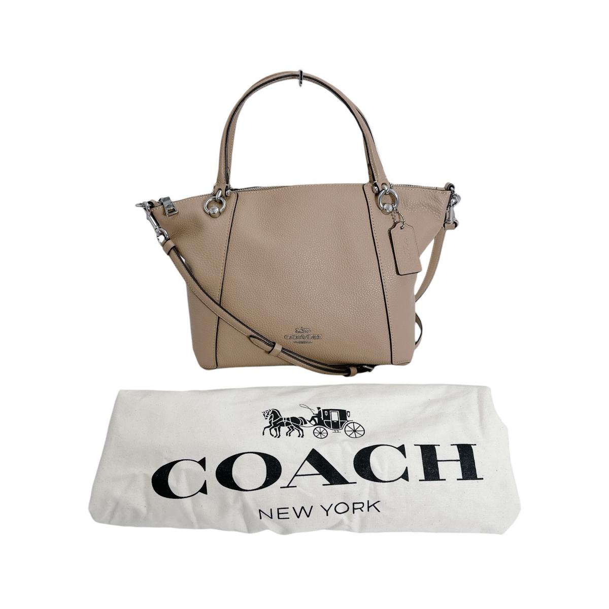 COACH Satchel Casey Handbag beige Women C6229 Used