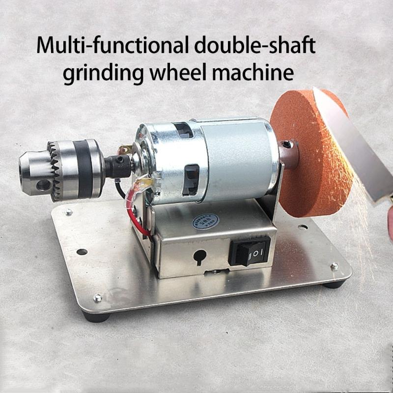 6000rpm Adjustable 100W Electric Benchtop Belt Sander For Metal Woodworking Polishing Tool Sharpening Projects