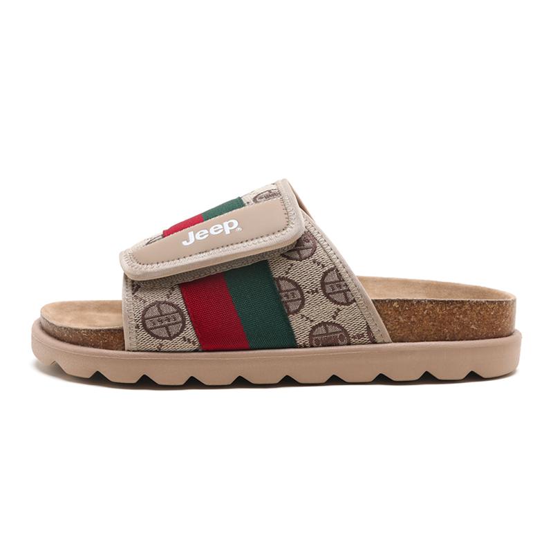 Jeep Sandálias de Encaixe EVA Florais Tendência de Moda Calçado Unissex P750W14630