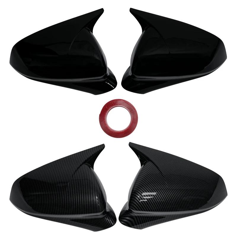 For Seat Leon MK4 Cupra 2020-2025 FR ST Pair Side Wing Mirror Cover Caps Rearview Mirror Cover Trim Add On Rear View Mirror Trim