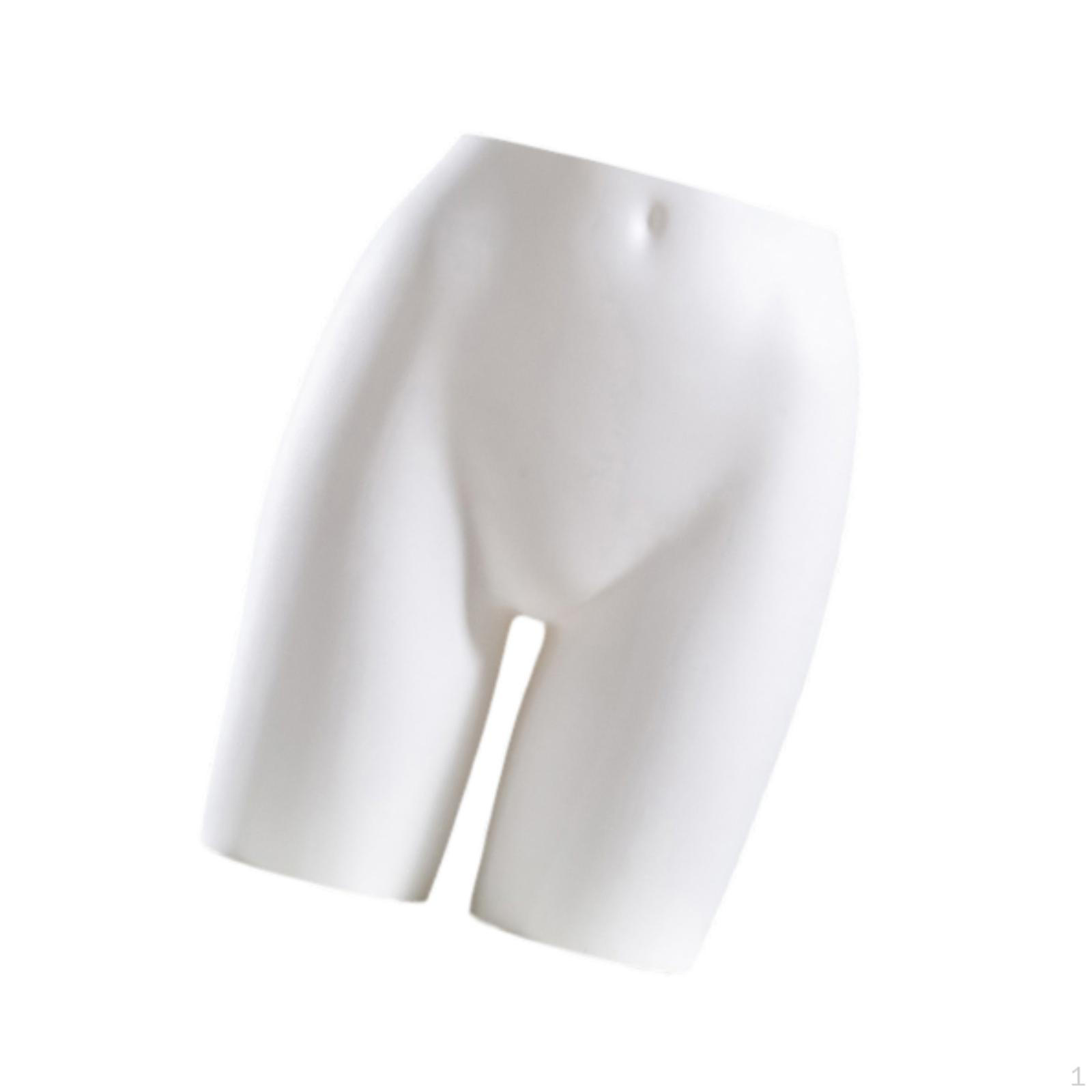 

Взрослый манекен бедер, модель, подставка для демонстрации, украшение, портативный манекен половины тела для нижнего белья White