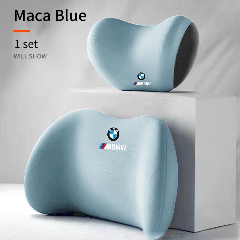 2025 Hot Car Memory Foamn Back Cushion For BMW X3 X5 M5 M3 E46 E90 E60 F10 F30 G30 E70 G20 Seat Headrest and Lumbar Support Acce