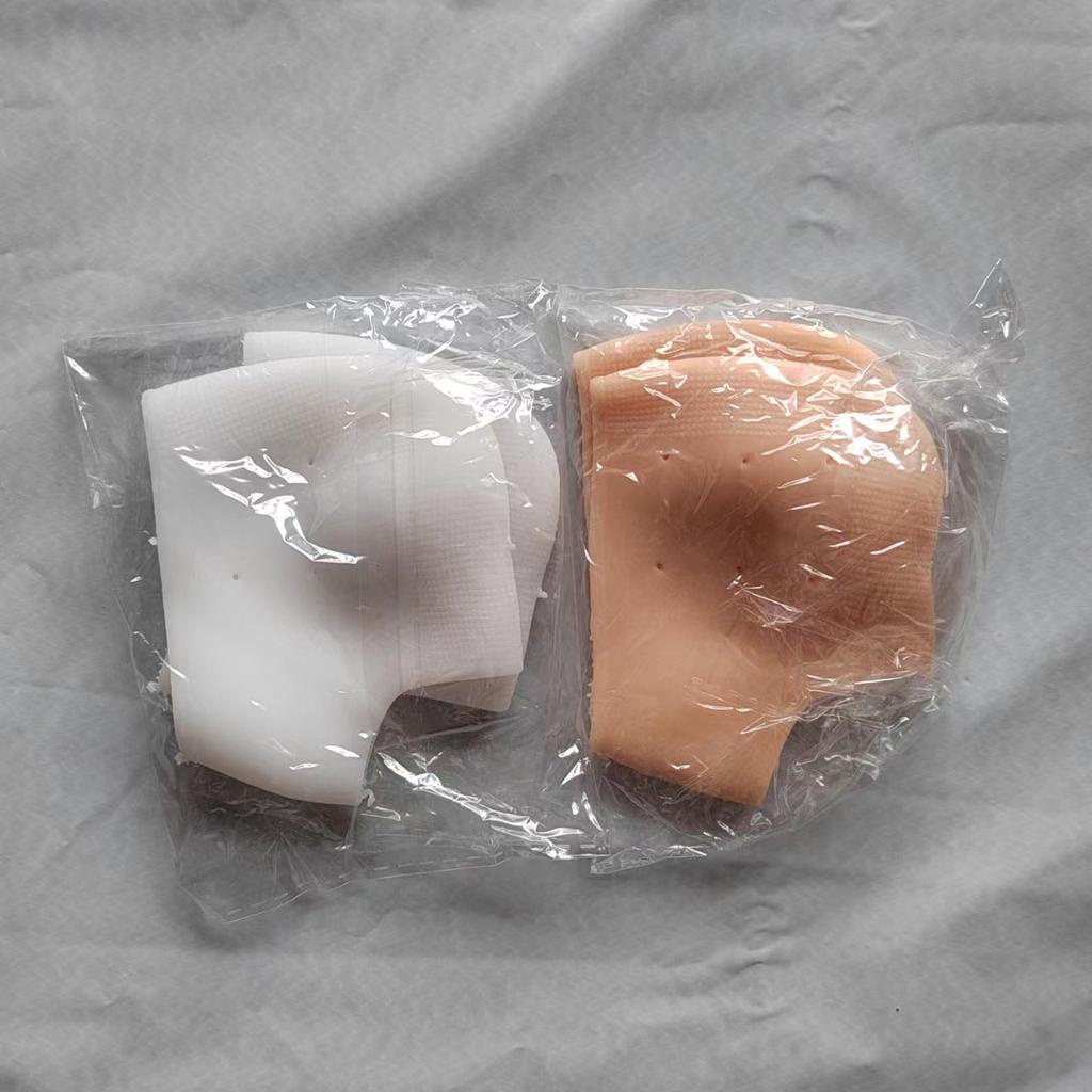 2 Pcs Silicone Heel Cushions For Dry Cracked Heels - Foot Care Heel Protectors For Men And Women