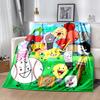 1pc Blanket Inanimate Insanity Print Design, Lightweight Blanket for Sofa, Bed- Soft &Warm, Gift for All Seasons like Christmas, Halloween