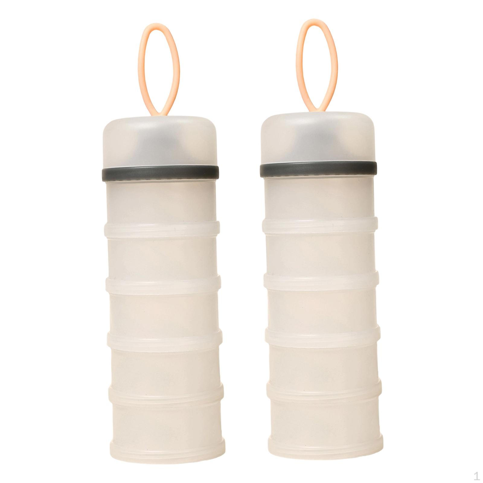

Protein Containers, Portable, Stackable Food Dispenser, Leakproof Storage Organizer, Multifunctional белый