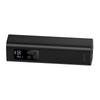 Mini car compressor, tire pump for cigarette lighter socket, black