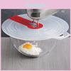Cover Mixer Eggs Bowl Cream Whisks Screen Baking Beat Eggs Splash Guard Plastic Bowl Lids Cooking Supplies For Kitchen