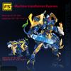F5-A0001-A0004 Morphing Mecha series 2-in-1 robot puzzle assembling model aldults birthday building blocks toy gift