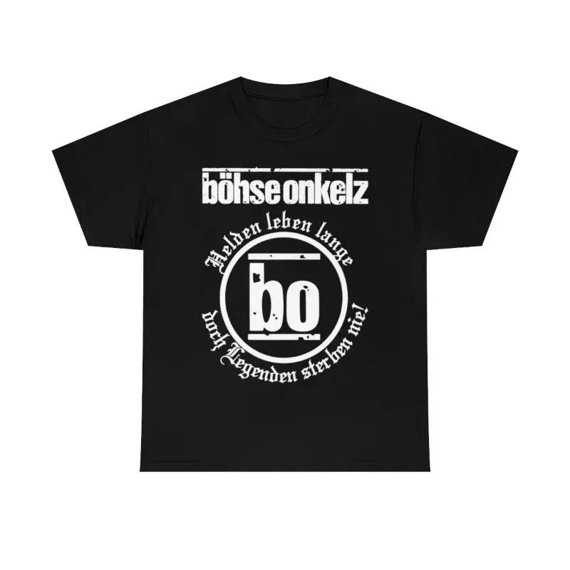 German Heavy Metal Rock Band BÖHSE ONKELZ Graphic Print Tshirts Men Women Hip Hop Fashion Tees Casual Oversized Vintage Tops
