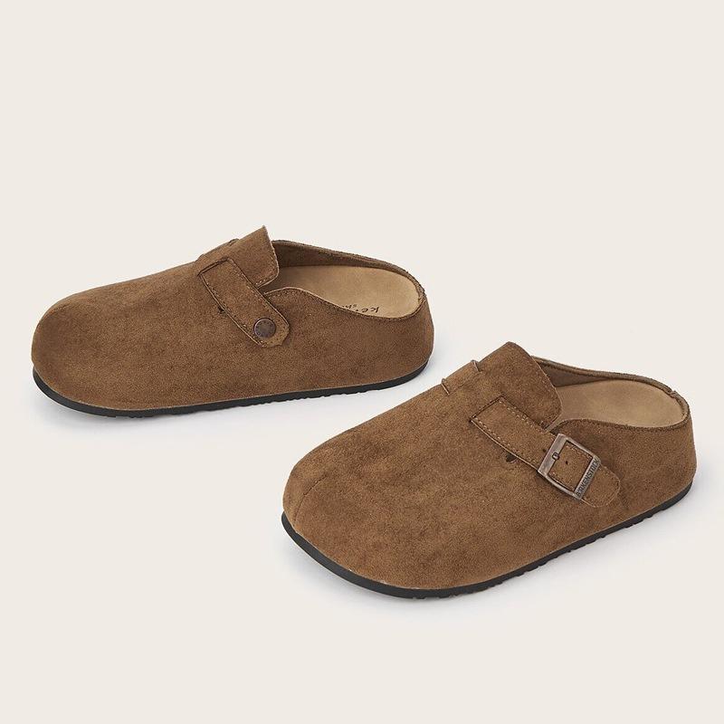 Half Slippers Women's Thick-soled Women's Autumn New Models, Small People with One Pedal, Bag Head Slippers, and Summer Women Wearing Outside