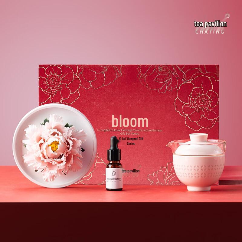 

Tea Bloom Hand-Pinched Ceramic Flower Incense Diffuser Set