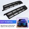 Electric BMW Mini J01 Front Grille Insect Screen: Black Decorative Vent Modification