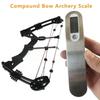 0-110lbs Archery Bow Scale Peak Measuring Instrument Portable LED Display Electric Digital Scale Compound Recurve Bow Test Tool