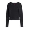 Tommy Jeans Womens/Ladies Cable Knit Long-Sleeved Sweater Top