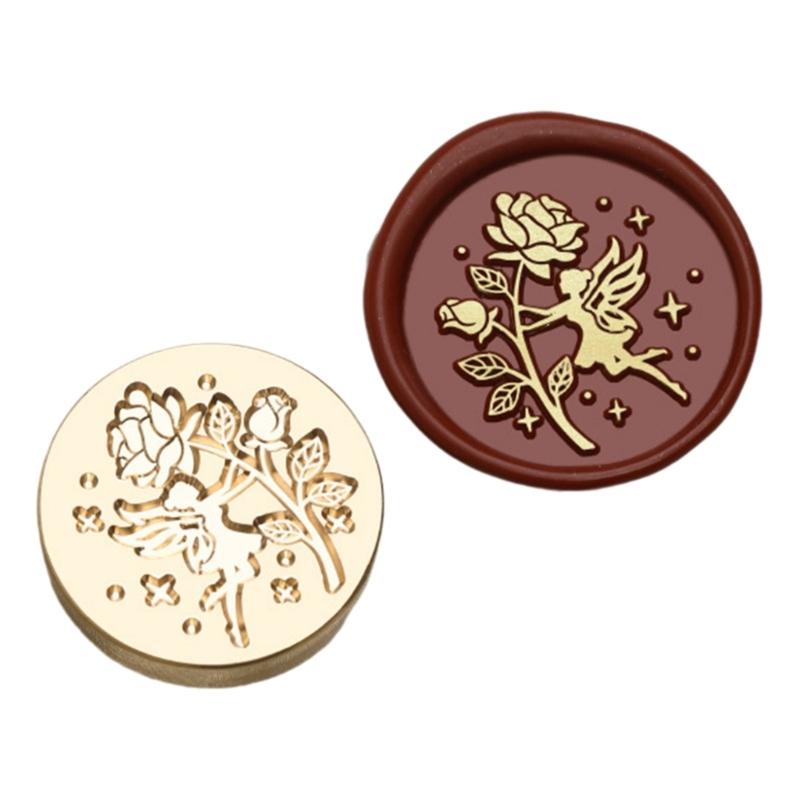 

Card Wax Stamp Head Replacement Envelope Sealing Greeting Card Embossed Sealings Wax Stamp Head Brass Sealing Stamp Head