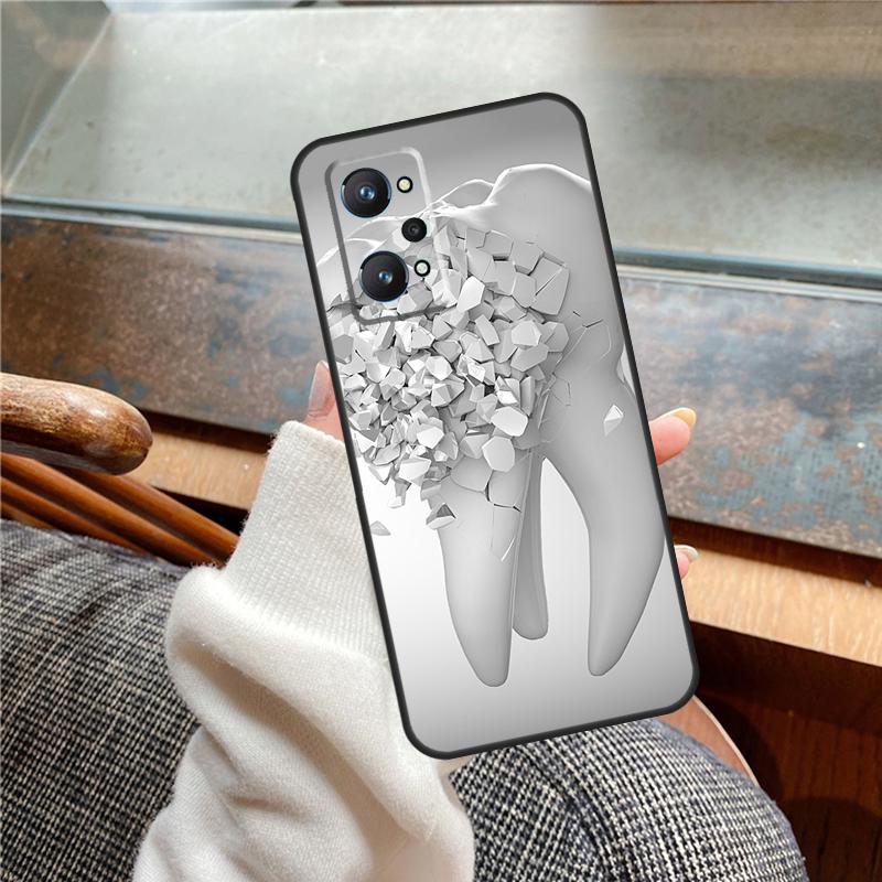 The Dentist Tooth Case For Realme 15 Pro GT7 GT6 11 12 13 14 Pro Plus C55 C51 C53 C35 C33 C61 C65 C67 C71 C75