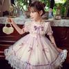 MIMIHELLO Girls' Summer Lolita Mesh Princess Dress