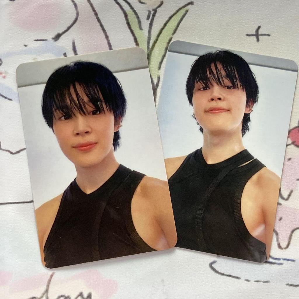[USED] Jimin JIMIN FACE BTS Lucky Drop Universal Studios Trading Cards (2 pieces)