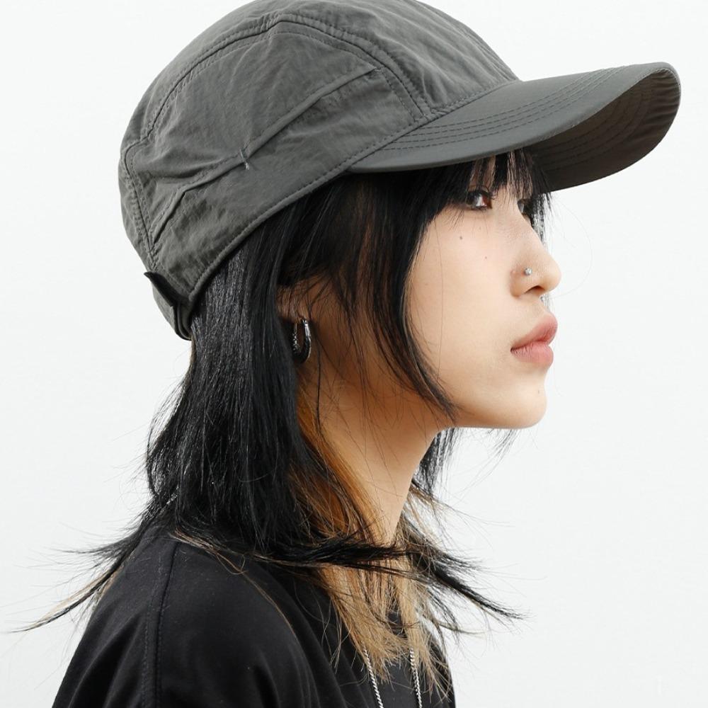 Thin Baseball Cap Drawstring Design Sun Visor Cap Casual Quick-drying Hat  Unisex