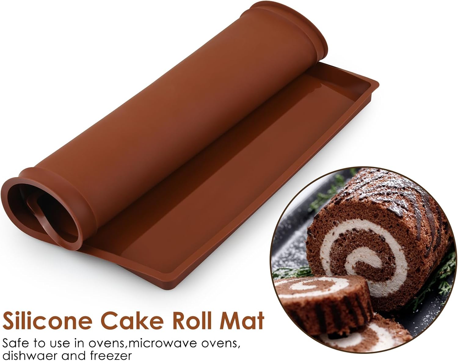 Силиконовый противень Большой Термостойкий Форма для рулета Форма для печенья Кондитерский коврик Option14