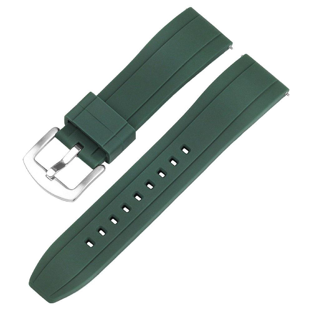 20mm 22mm Silicone Strap for Huawei Gt3/4 46mm Rubber Watch Band for Rolex Sport Waterproof Bracelet for Citizen