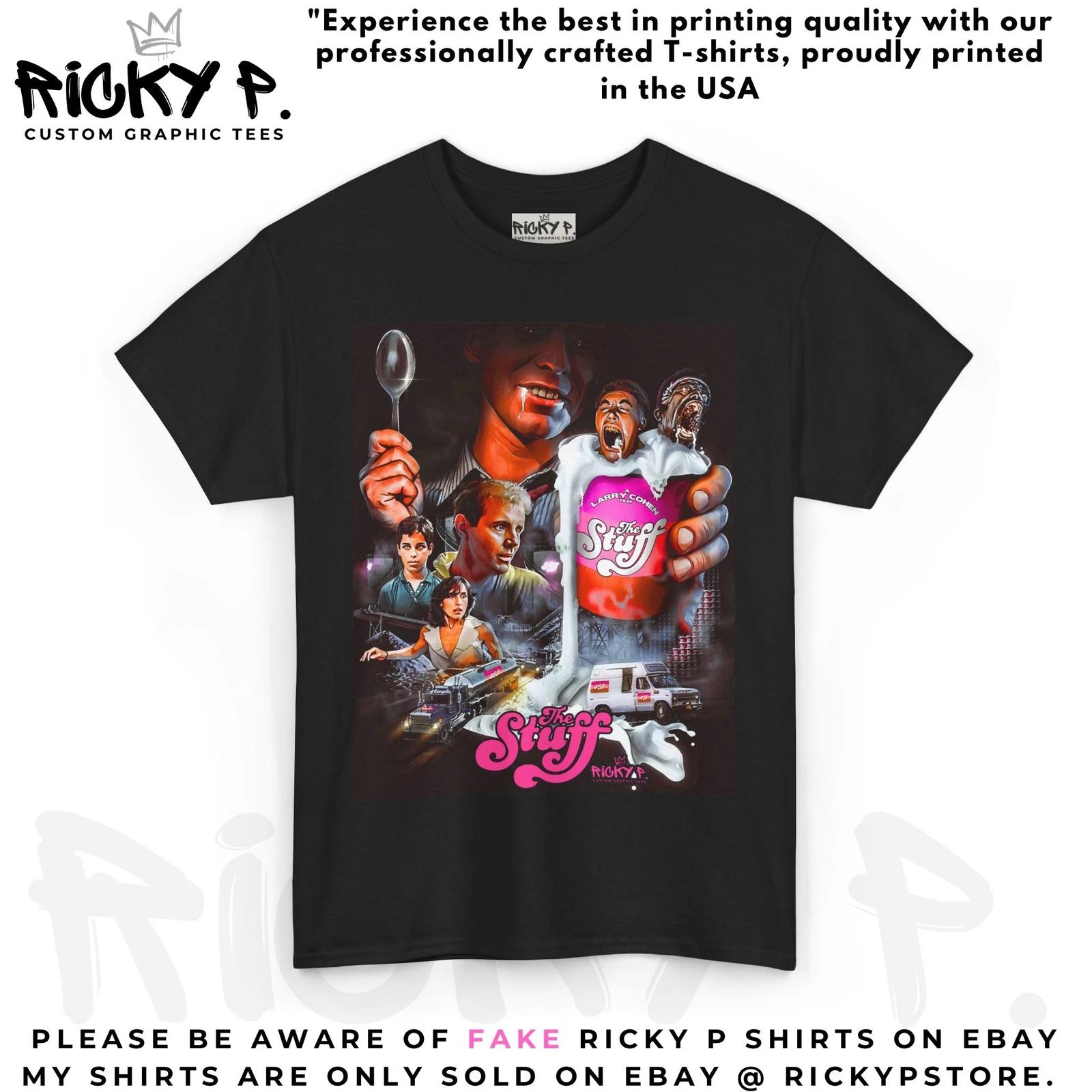 The Stuff Movie 1985 Larry Cohen Ricky P Unisex Heavy Cotton Tee 4XL