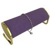 Elegant Bracelet Jewelry Display Stand Delicate Long Plush Jewelry Display for Watches and Bangles with Metal Support