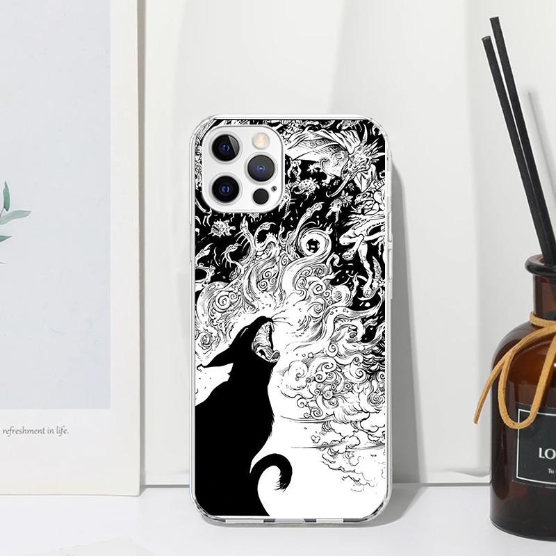 Witch And Cat Colorful Cute Phone Case For Iphone 17 Air 16 15 Plus 16E 14 Pro Max 13 Mini 12 11 7 8 SE Fundas Soft Back Cover 1