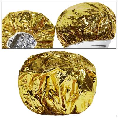 Elastic Shower Cap Heat Insulation Hat Tin Foil Cover, Hairdressing Nourishing Women Hair Salon
