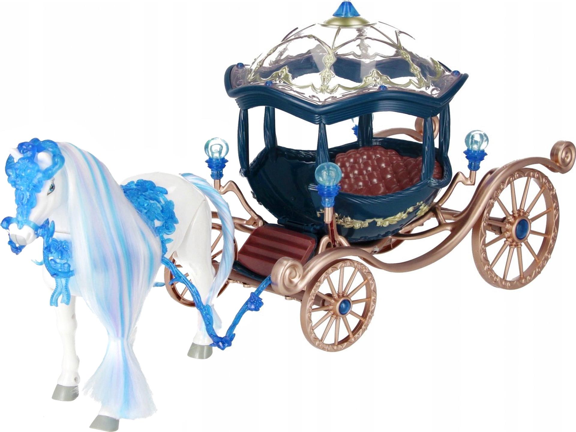 Large pumpkin carriage with a walking