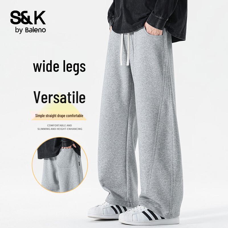 

Baleno Men s S&K Series Wide-Leg Casual Sports Pants XL