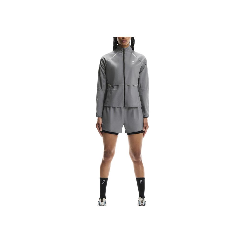 On Weather Jacket Lumos Reflective Protecti Lightweight Water-Resistant Stand Collar Jacket Women jackets 1WF30292608