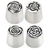 Stainless Steel Icing Tips Set Extra Large Cake Decorating Kit For Buttercream Roses 3D Floral Designs Tools